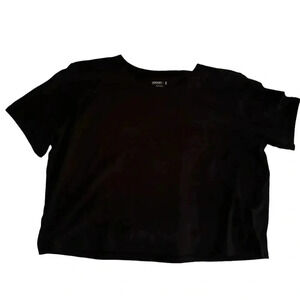 🎁Jockey Black Crop top size M